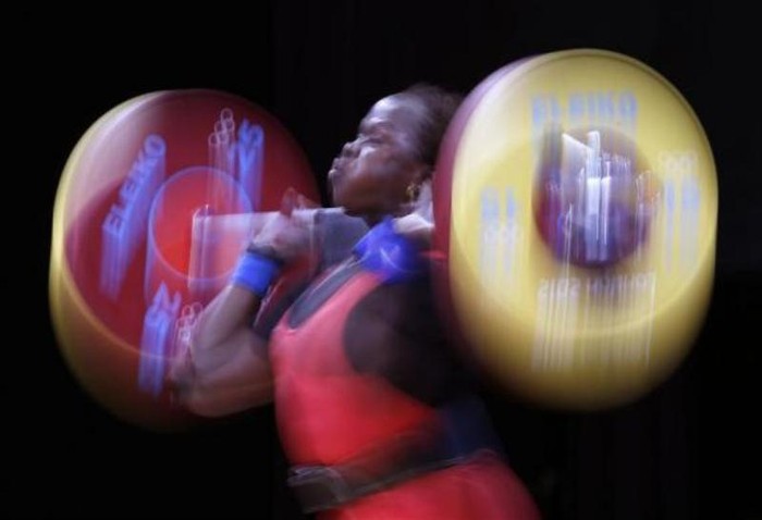 Mercy Apondi Obiero (Kenya) thi đấu ở hạng cân 69kg nữ.